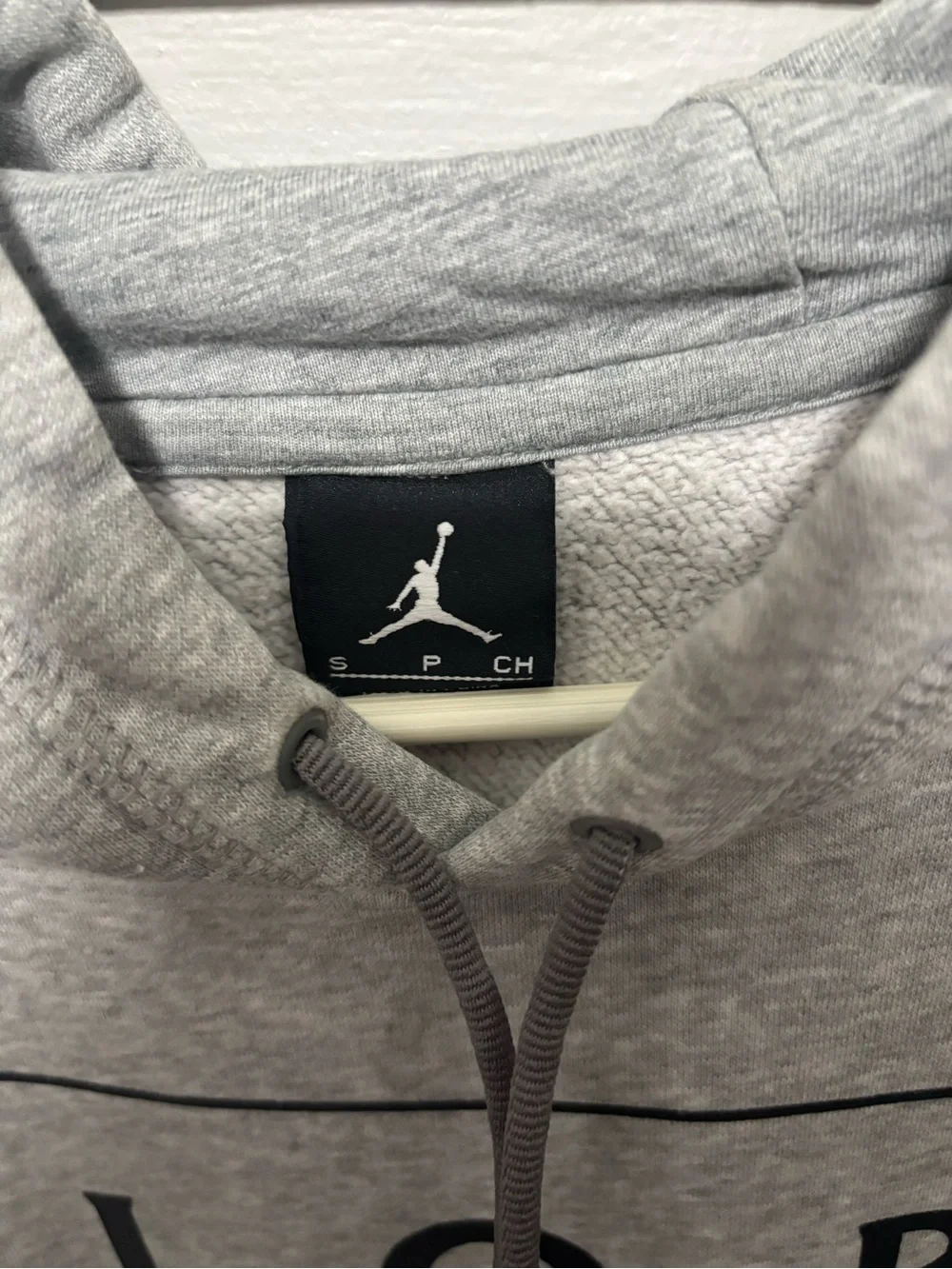 Jordan Gray Logo Pullover Hoodie